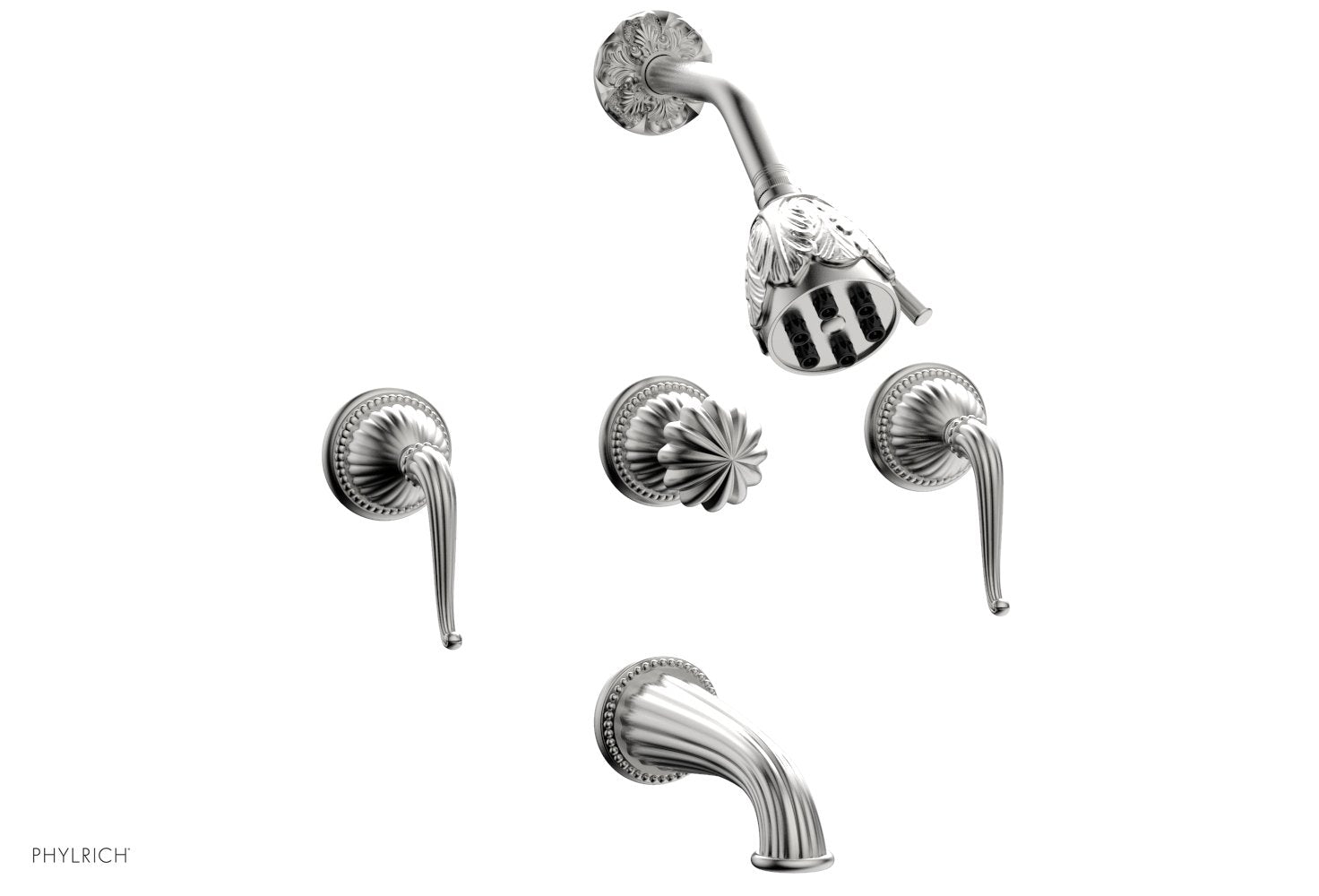Phylrich GEORGIAN & BARCELONA Three Handle Tub and Shower Set
