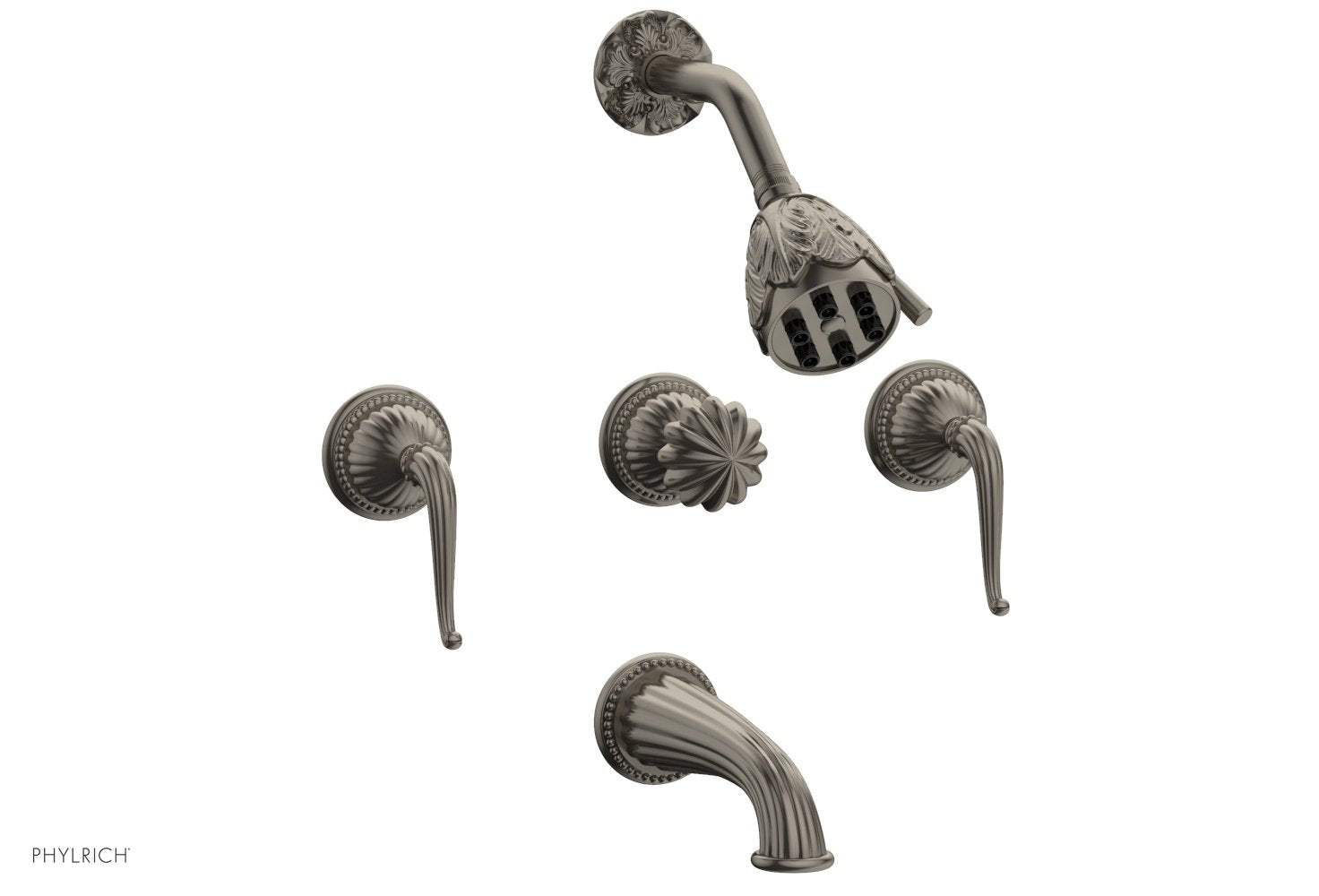Phylrich GEORGIAN & BARCELONA Three Handle Tub and Shower Set