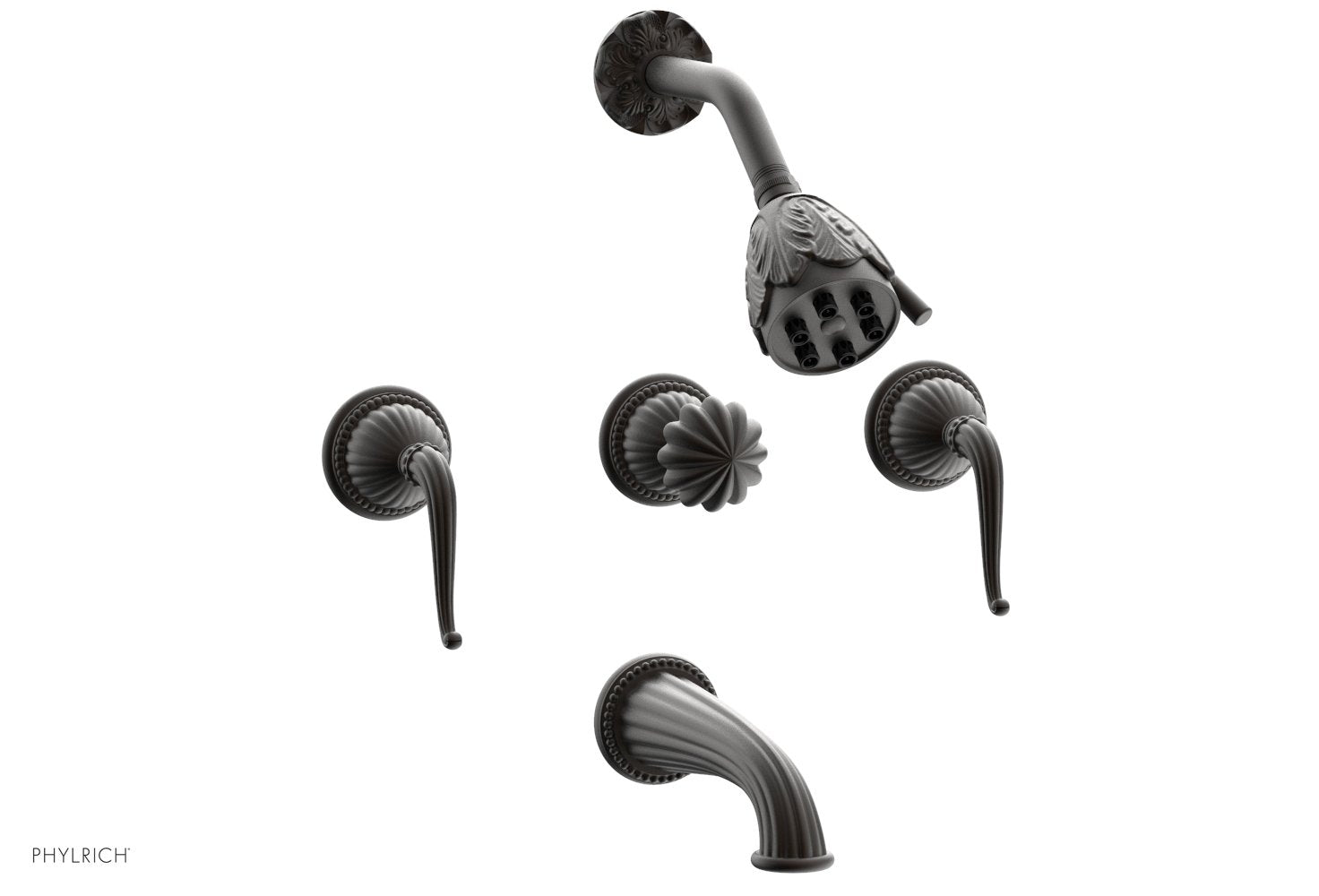 Phylrich GEORGIAN & BARCELONA Three Handle Tub and Shower Set