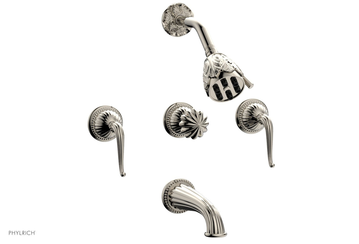 Phylrich GEORGIAN & BARCELONA Three Handle Tub and Shower Set