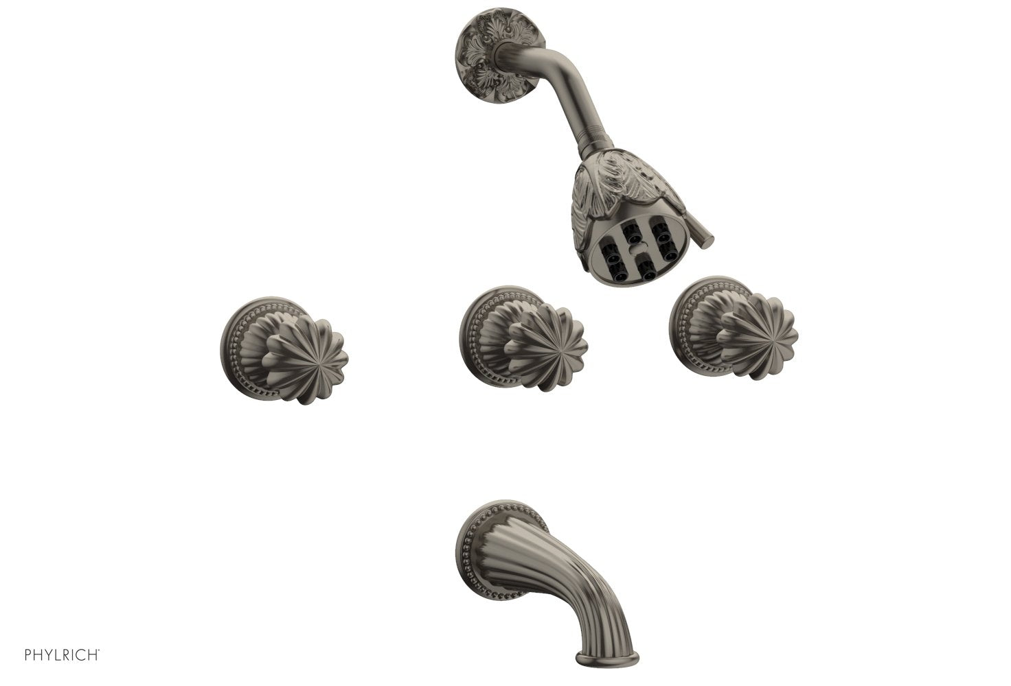 Phylrich GEORGIAN & BARCELONA Three Handle Tub and Shower Set