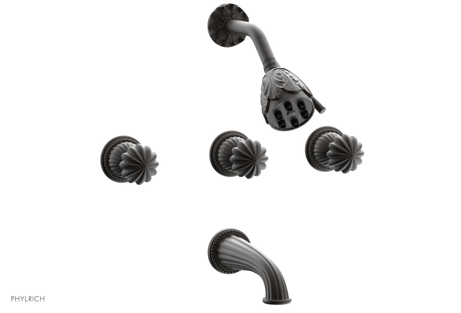 Phylrich GEORGIAN & BARCELONA Three Handle Tub and Shower Set