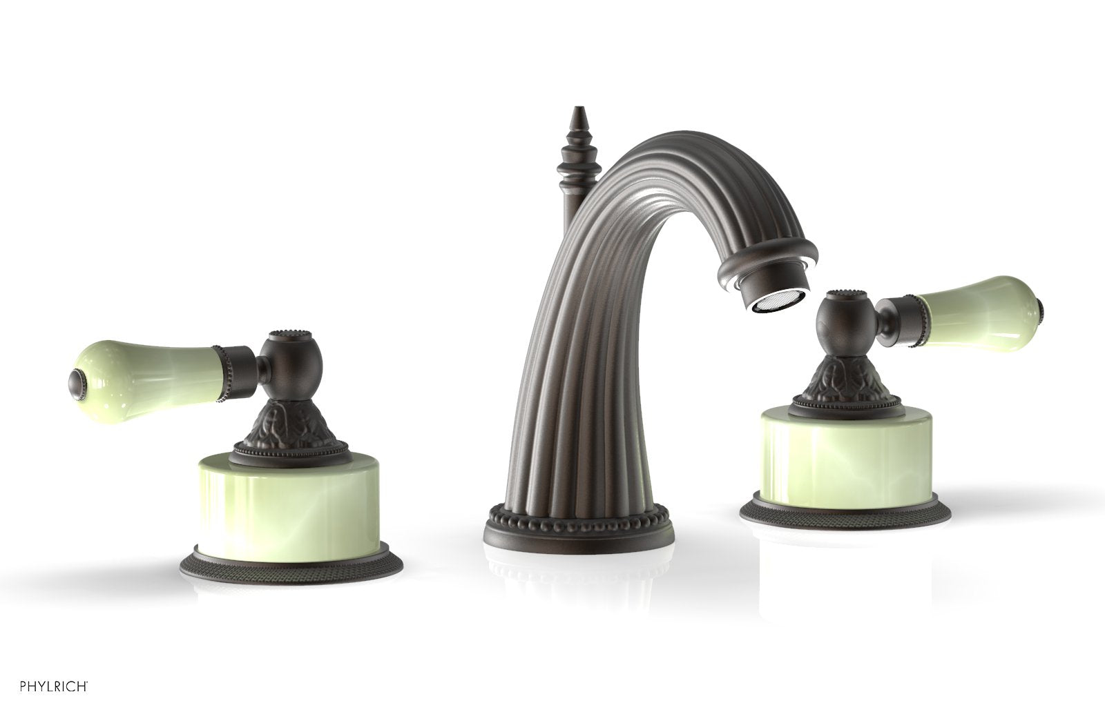 Phylrich VERSAILLES Widespread Faucet - Green Onyx