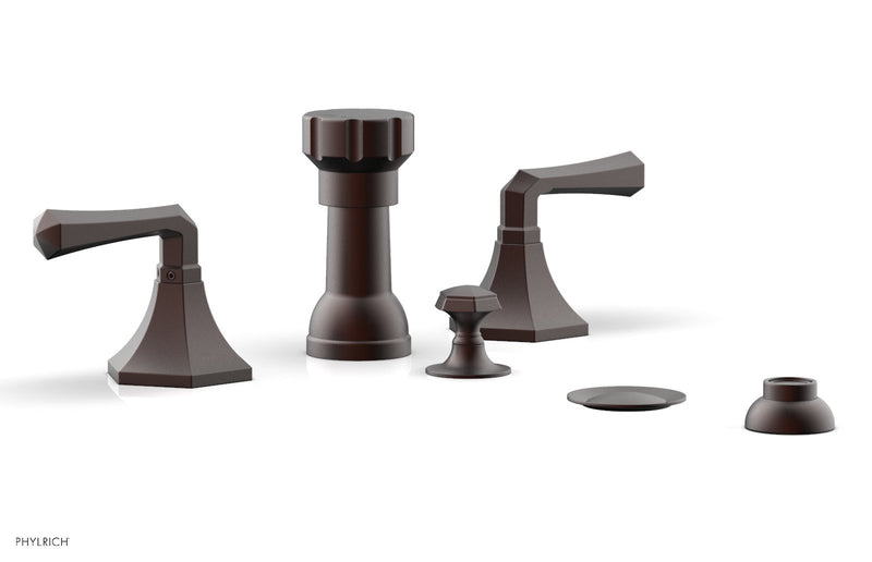 Phylrich LE VERRE & LA CROSSE Four Hole Bidet Set