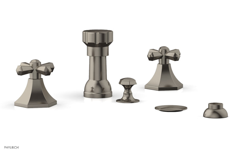 Phylrich LE VERRE & LA CROSSE Four Hole Bidet Set