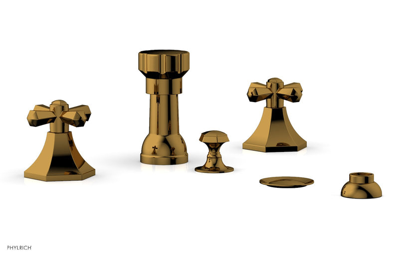 Phylrich LE VERRE & LA CROSSE Four Hole Bidet Set