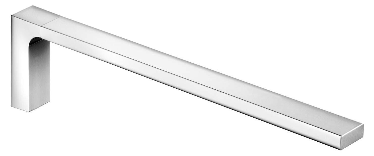 polished chrome towel holder