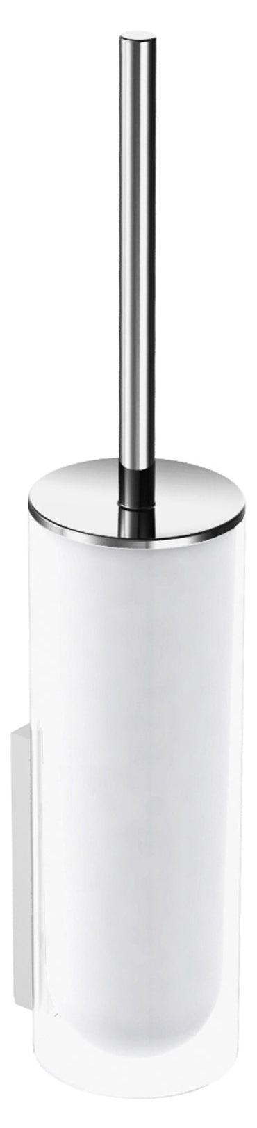 brushed black chrome toilet brush