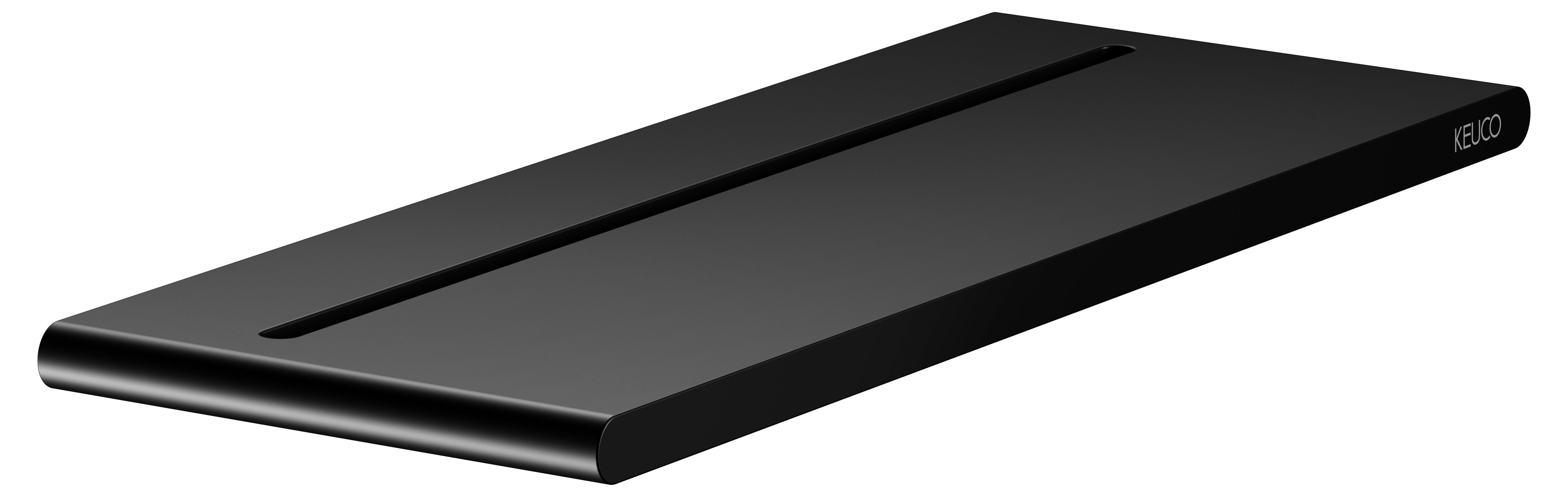 matte black shower shelf