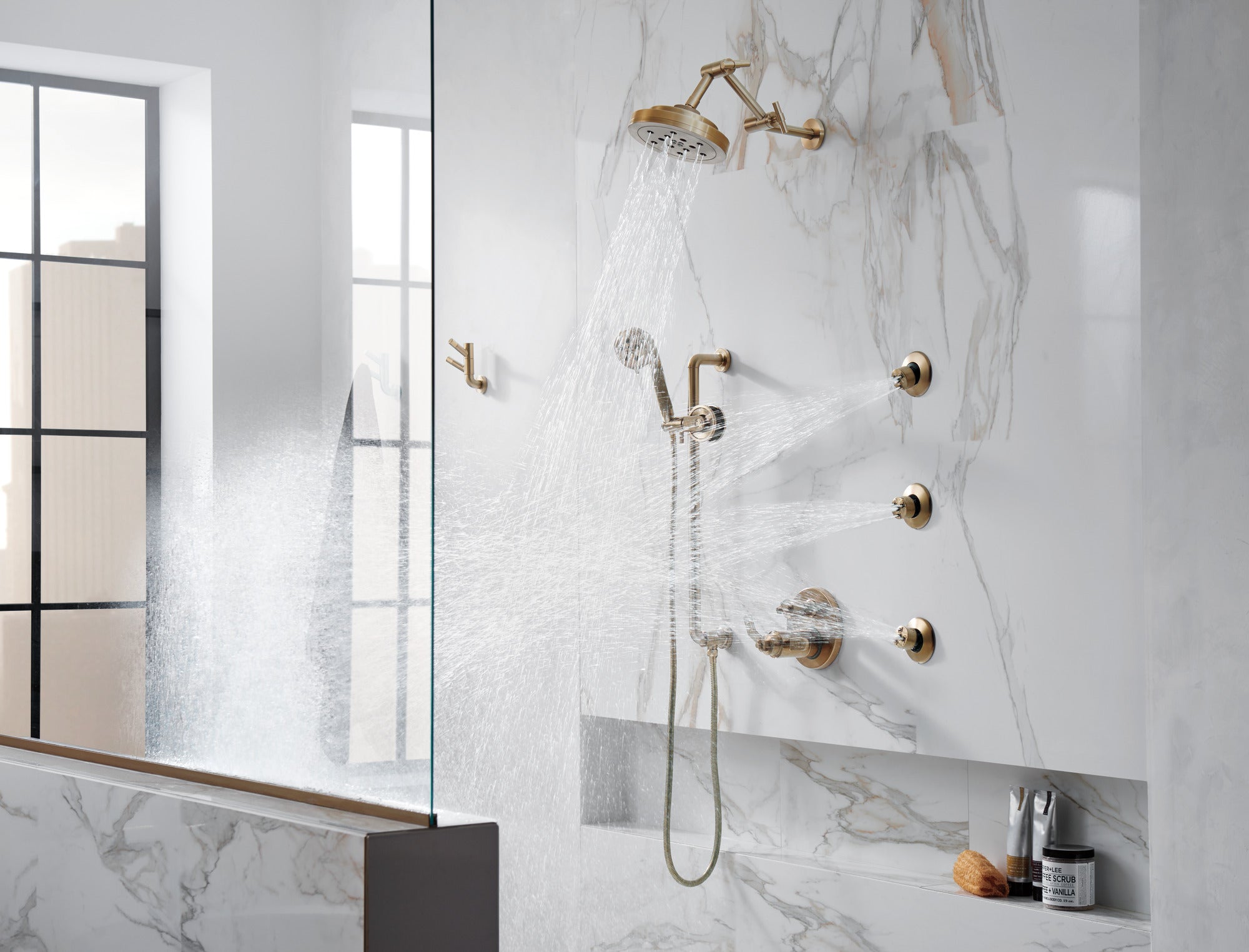 luxe gold robe hook