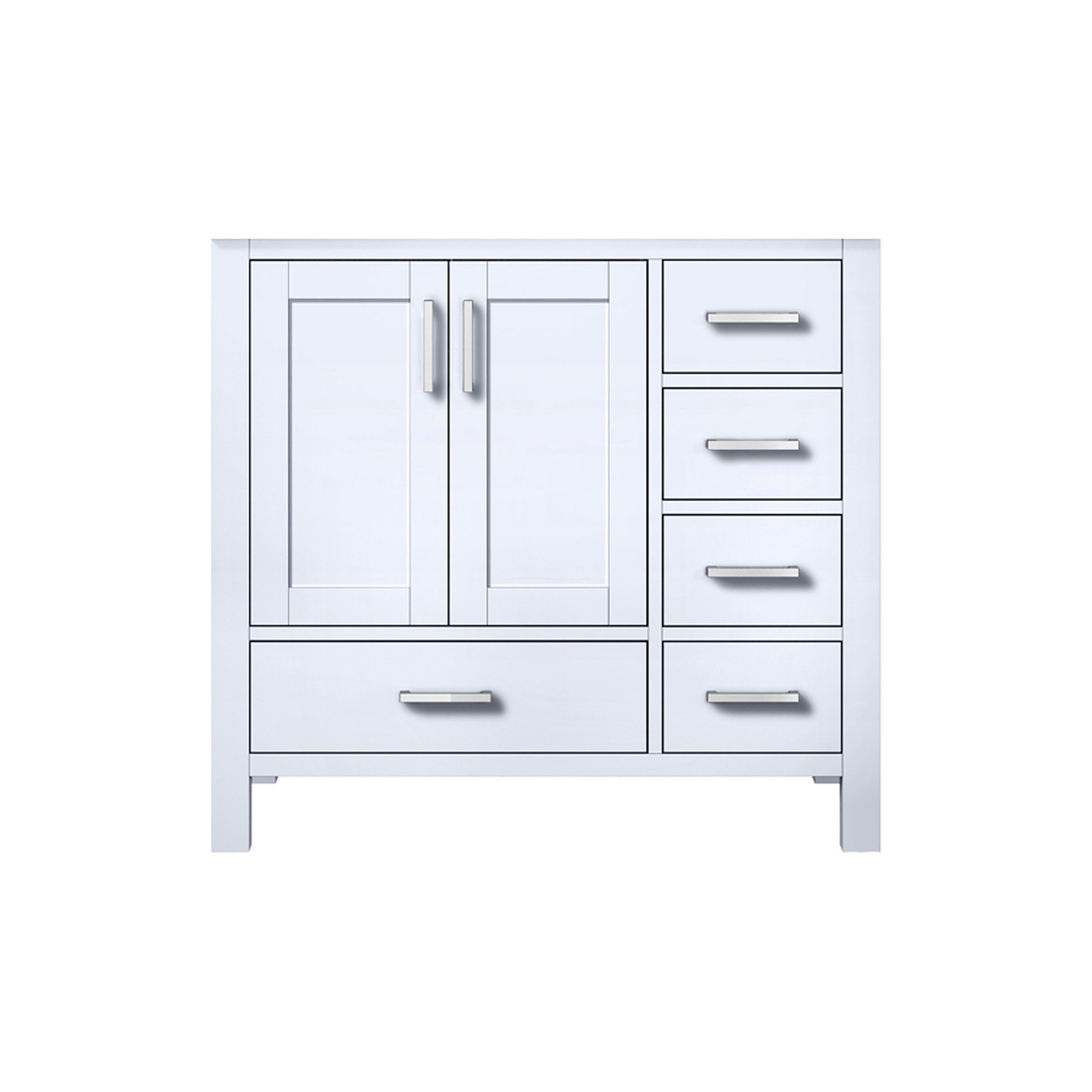 Lexora Jacques 36 in. W x 22 in. D Left Offset Bath Vanity
