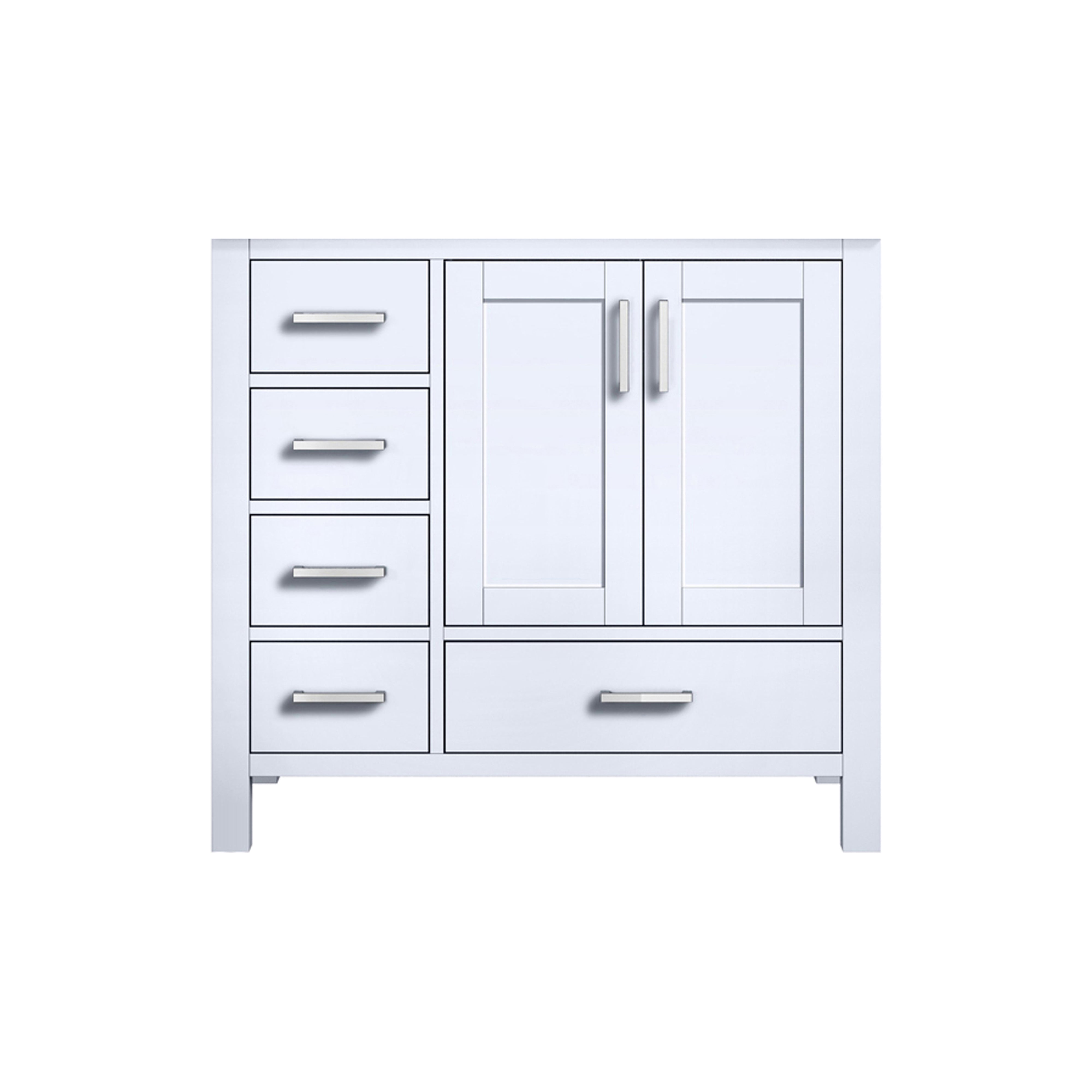 Lexora Jacques 36 in. W x 22 in. D Right Offset Bath Vanity