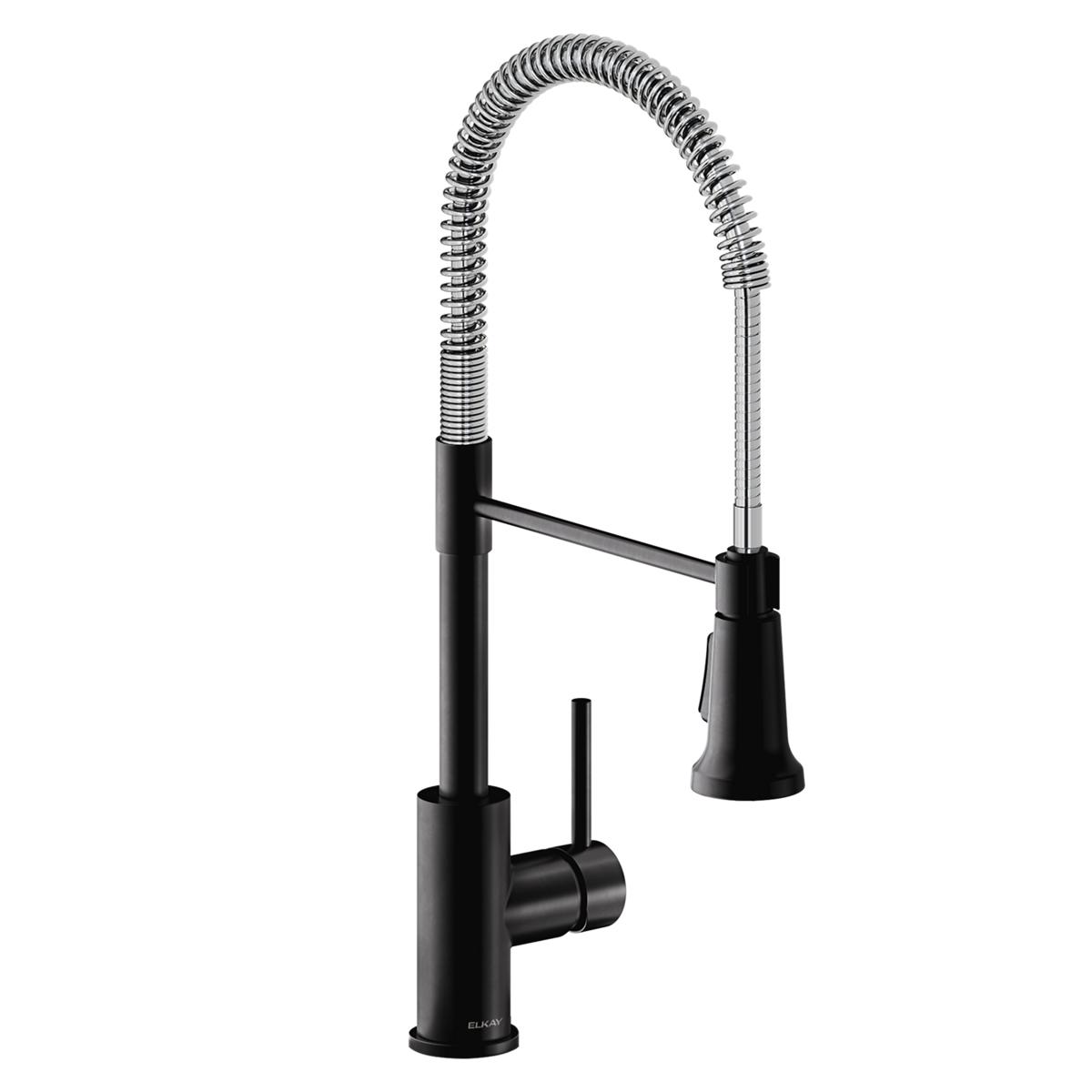 Elkay Avado Single Hole Kitchen Faucet with Semi-professional Spout and Lever Handle