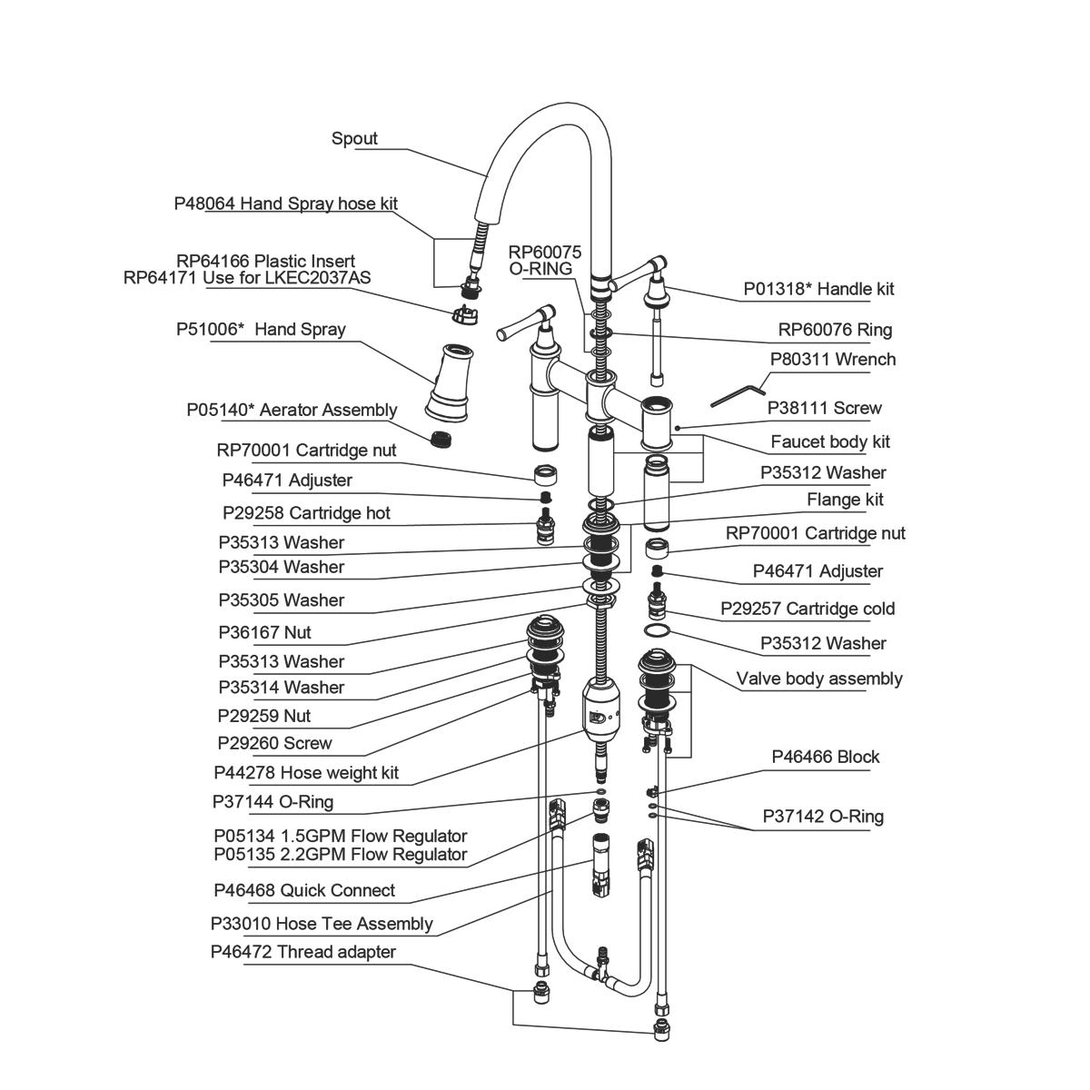 chrome bridge faucet