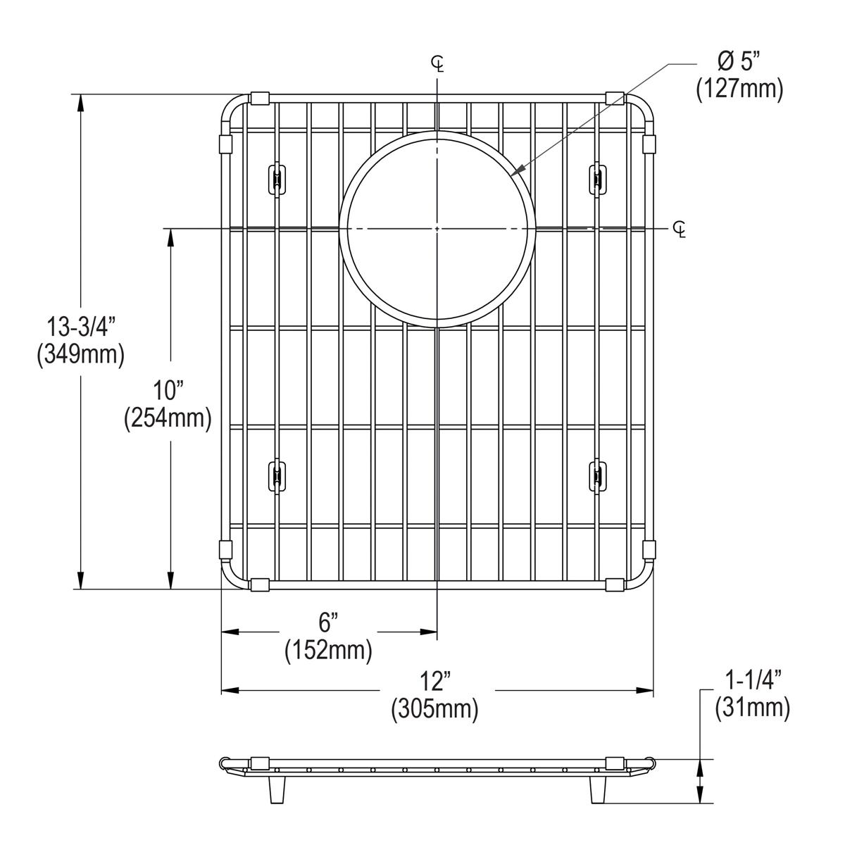 black disposer flange