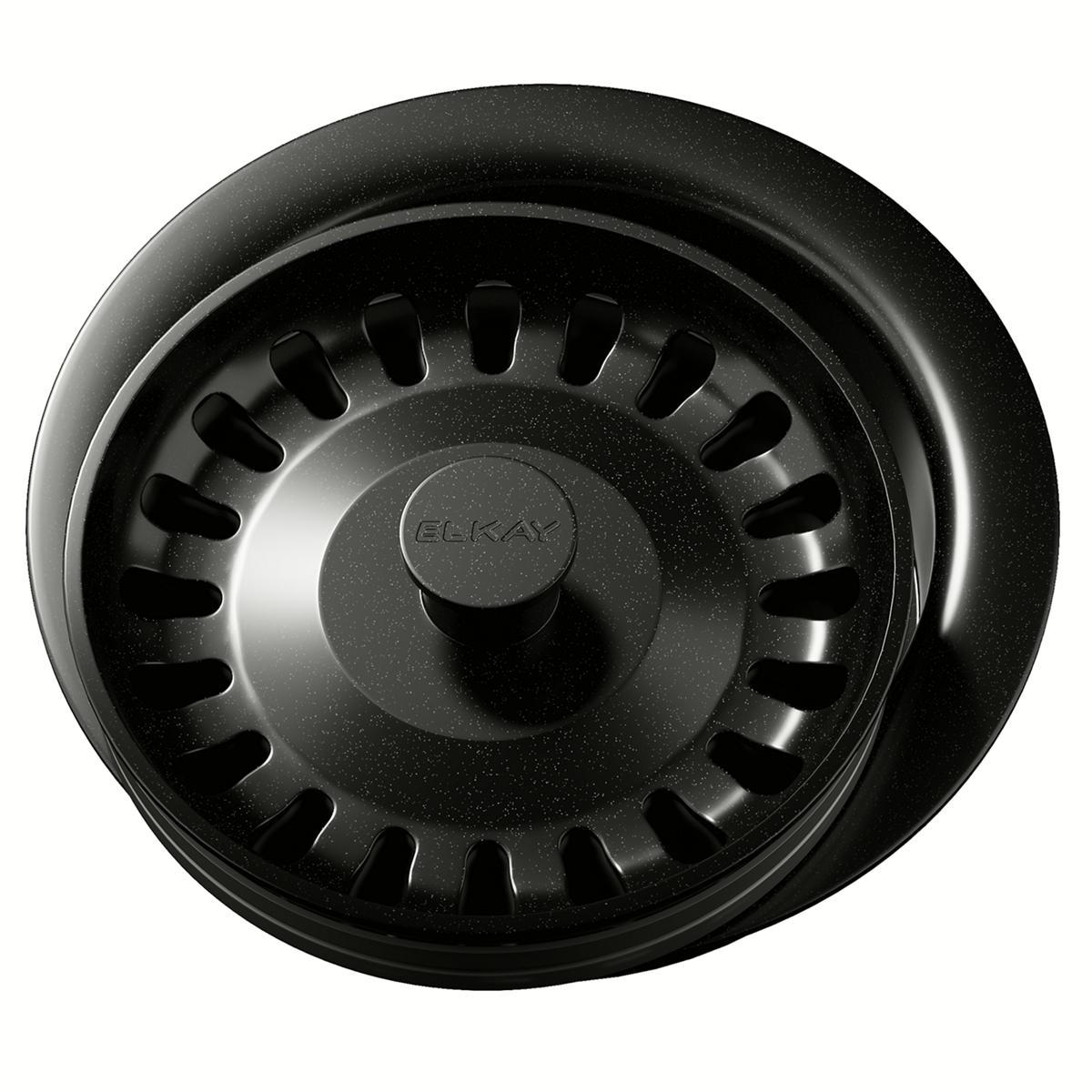 Elkay Polymer 3-1/2" Disposer Flange with Removable Basket Strainer and Rubber Stopper