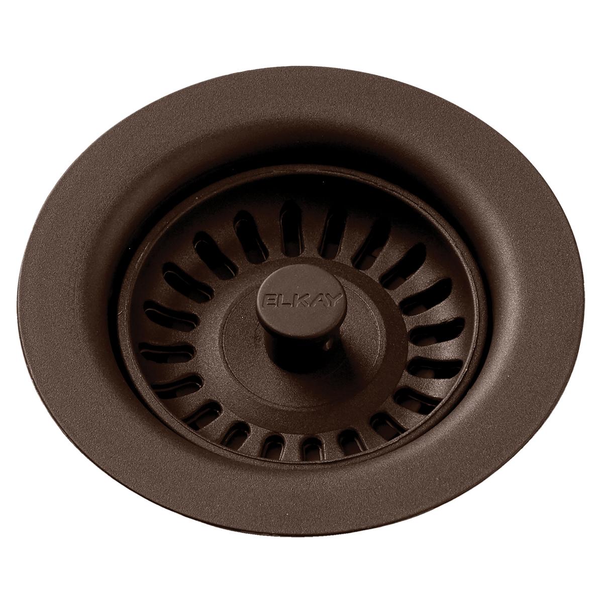 Elkay Polymer Drain Fitting with Removable Basket Strainer and Rubber Stopper