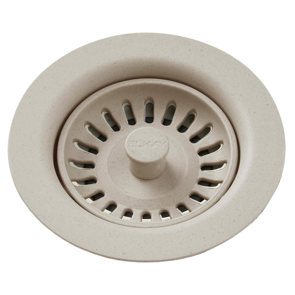 Elkay Polymer Drain Fitting with Removable Basket Strainer and Rubber Stopper