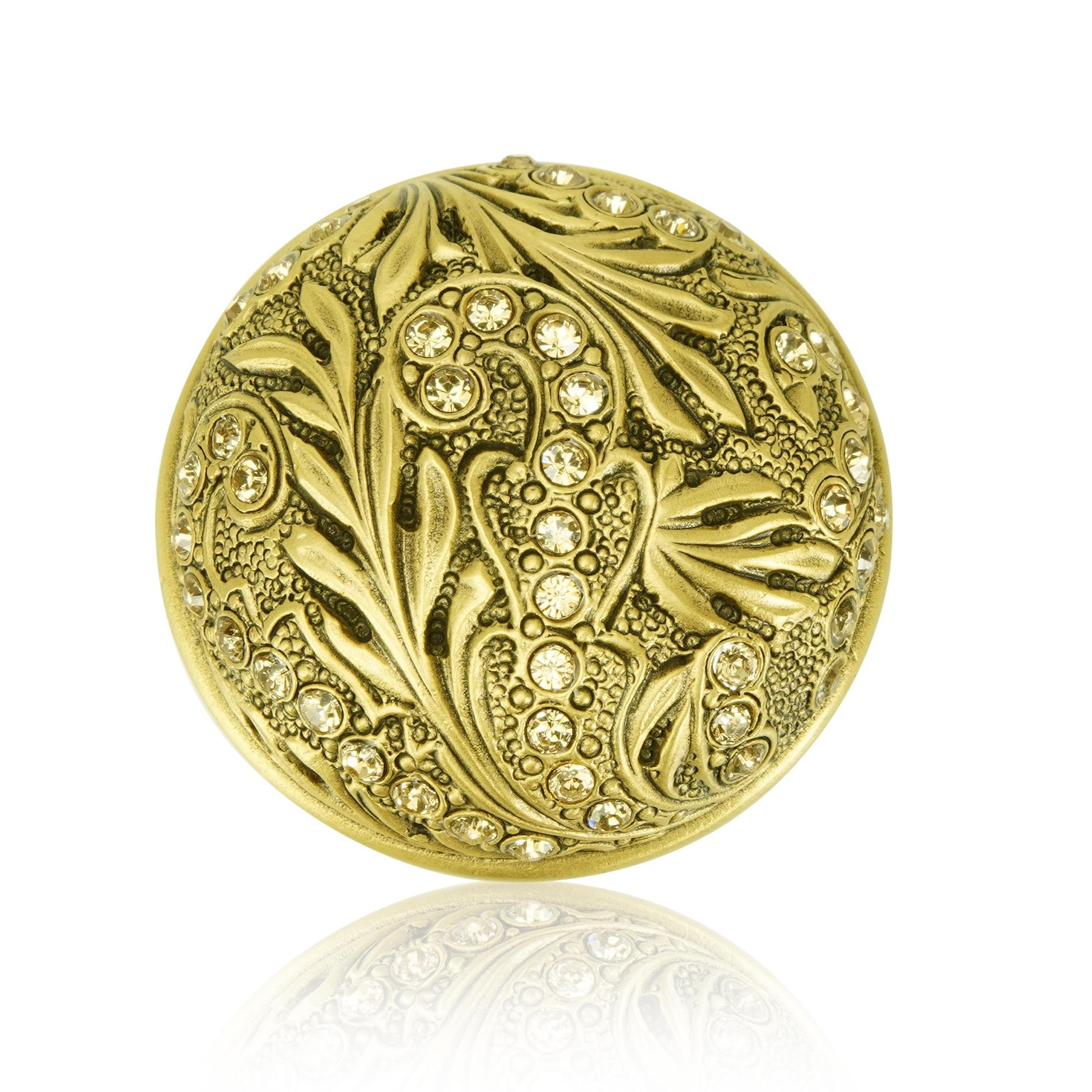 museum gold knob