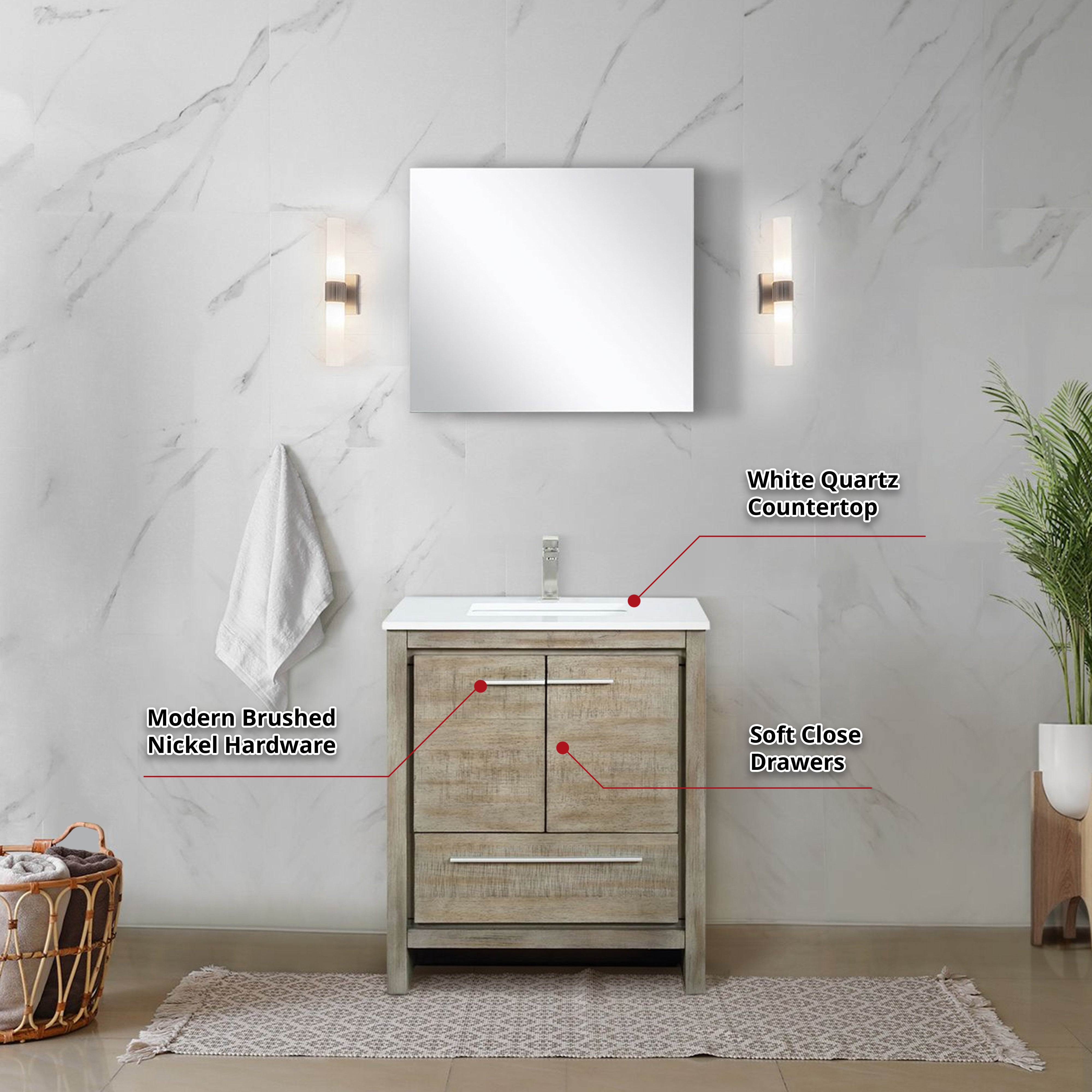 rustic acacia vanity