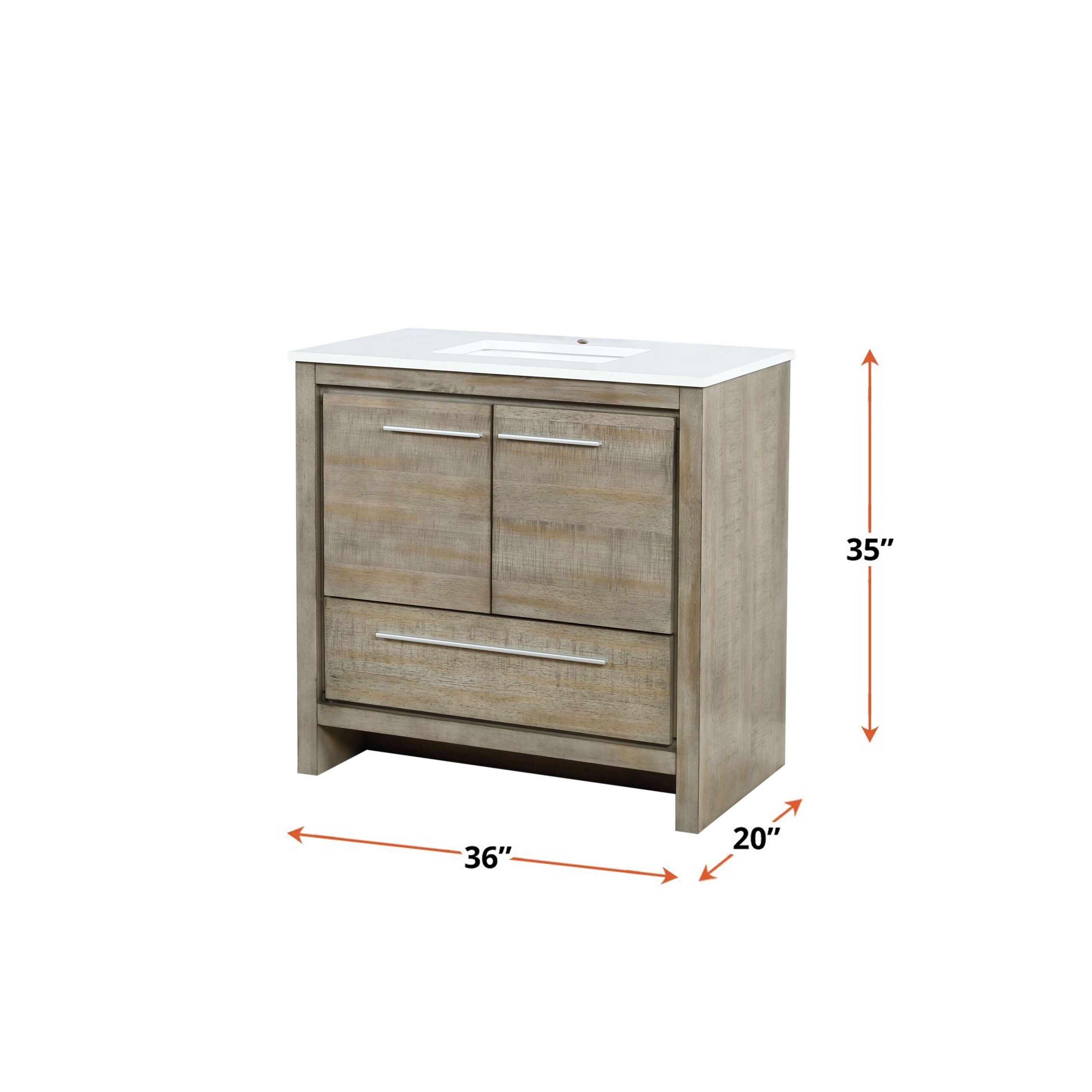 rustic acacia vanity