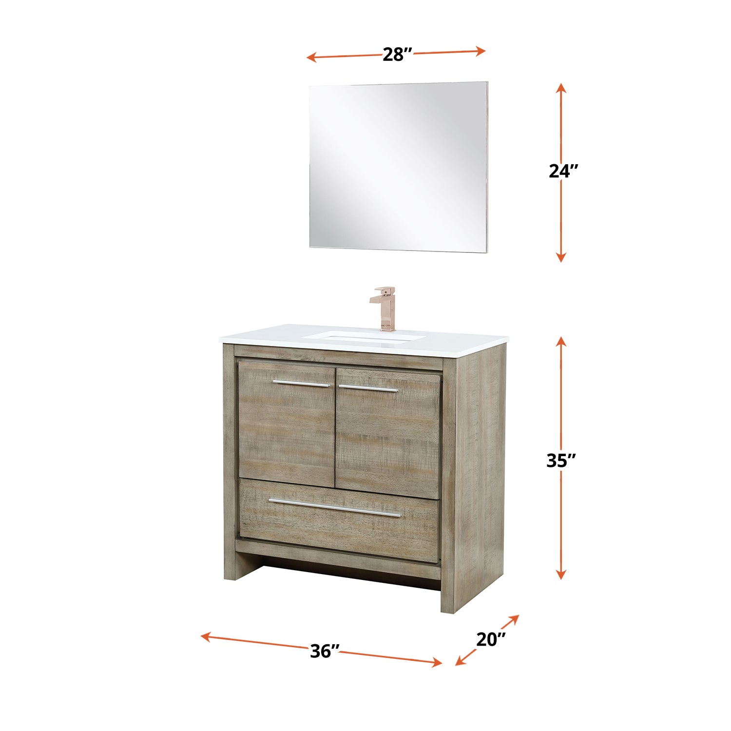 rustic acacia vanity