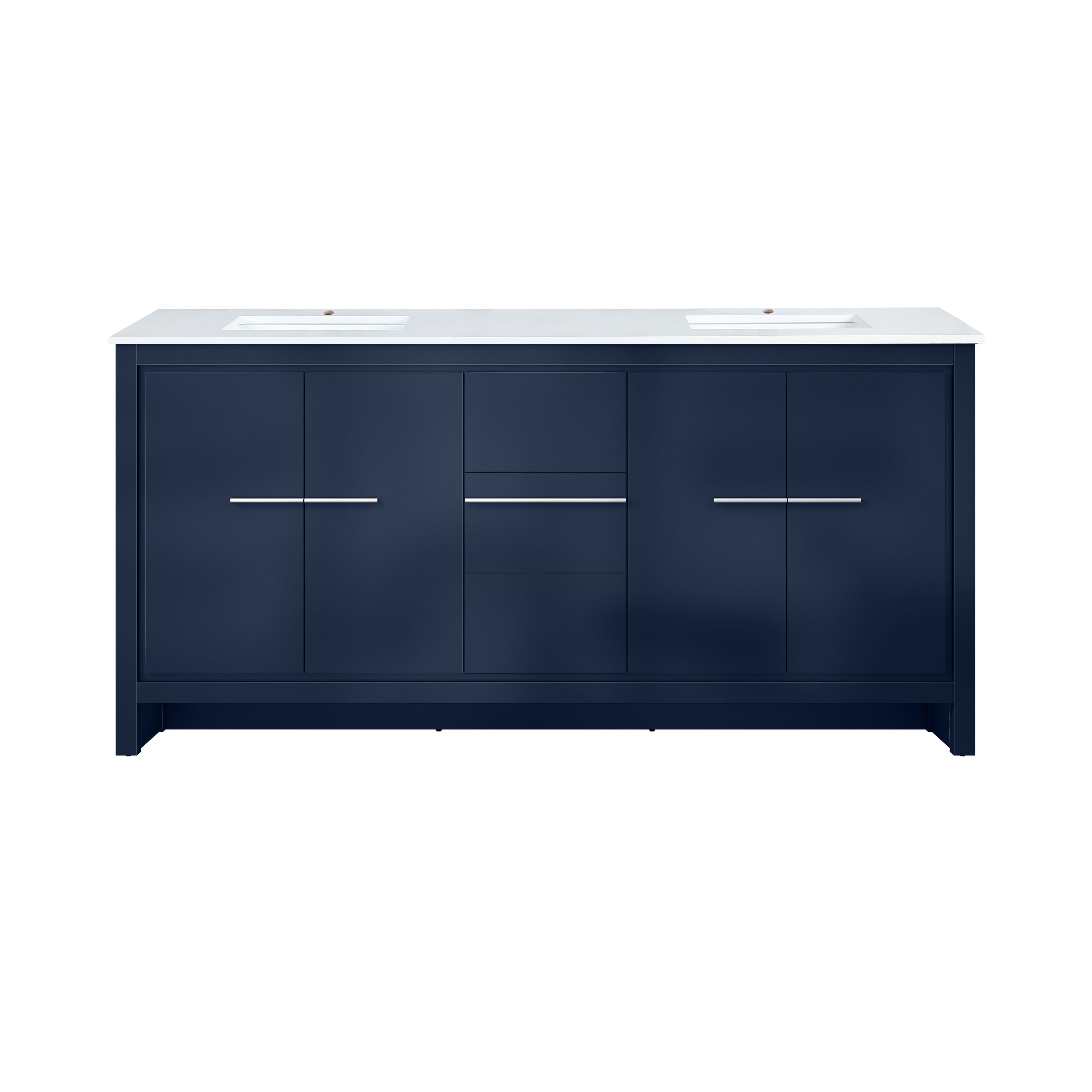 Lexora Lafarre 72 in W x 20 in D Double Bath Vanity
