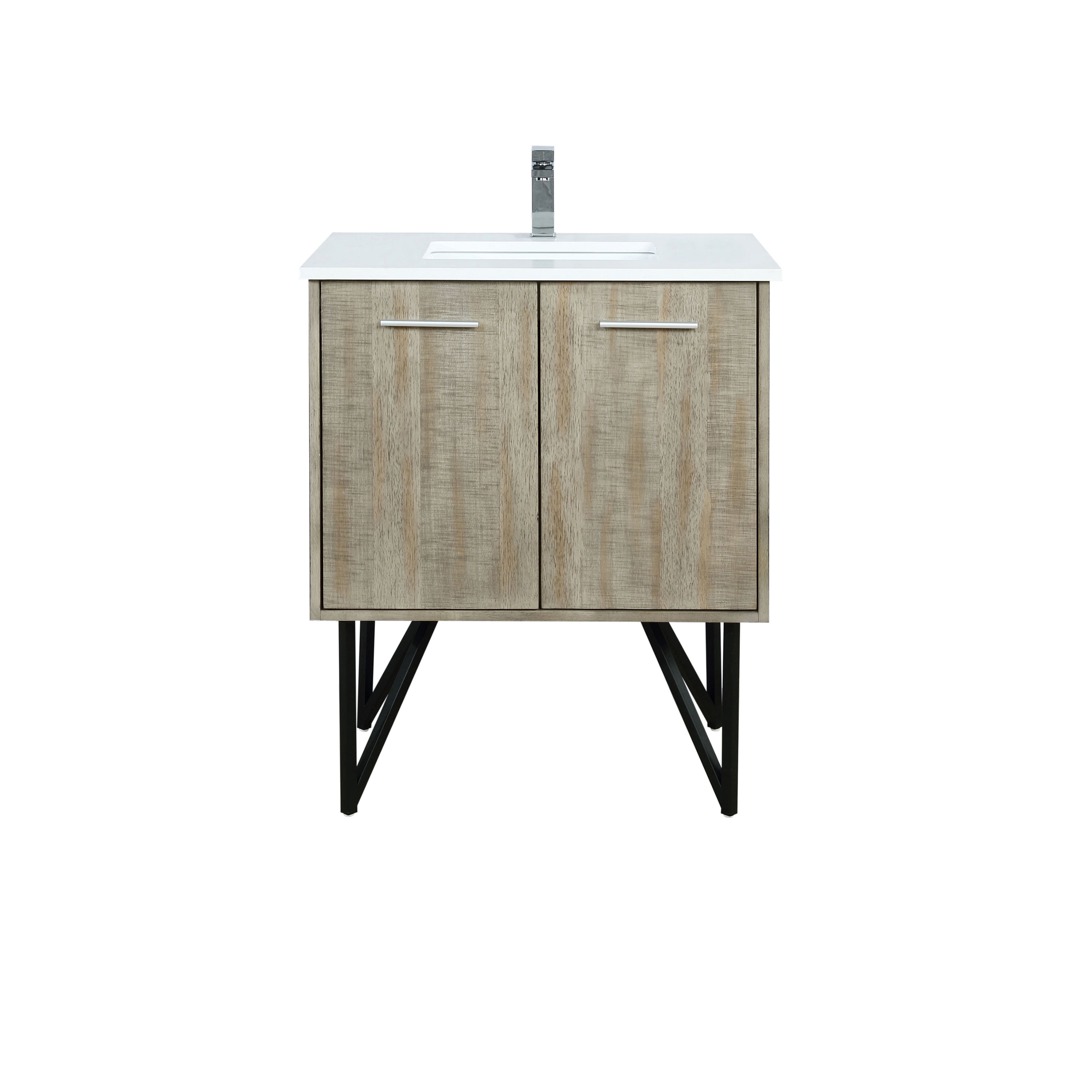 Lexora Lancy 30 in W x 20 in D Bath Vanity with Cultured Marble Top