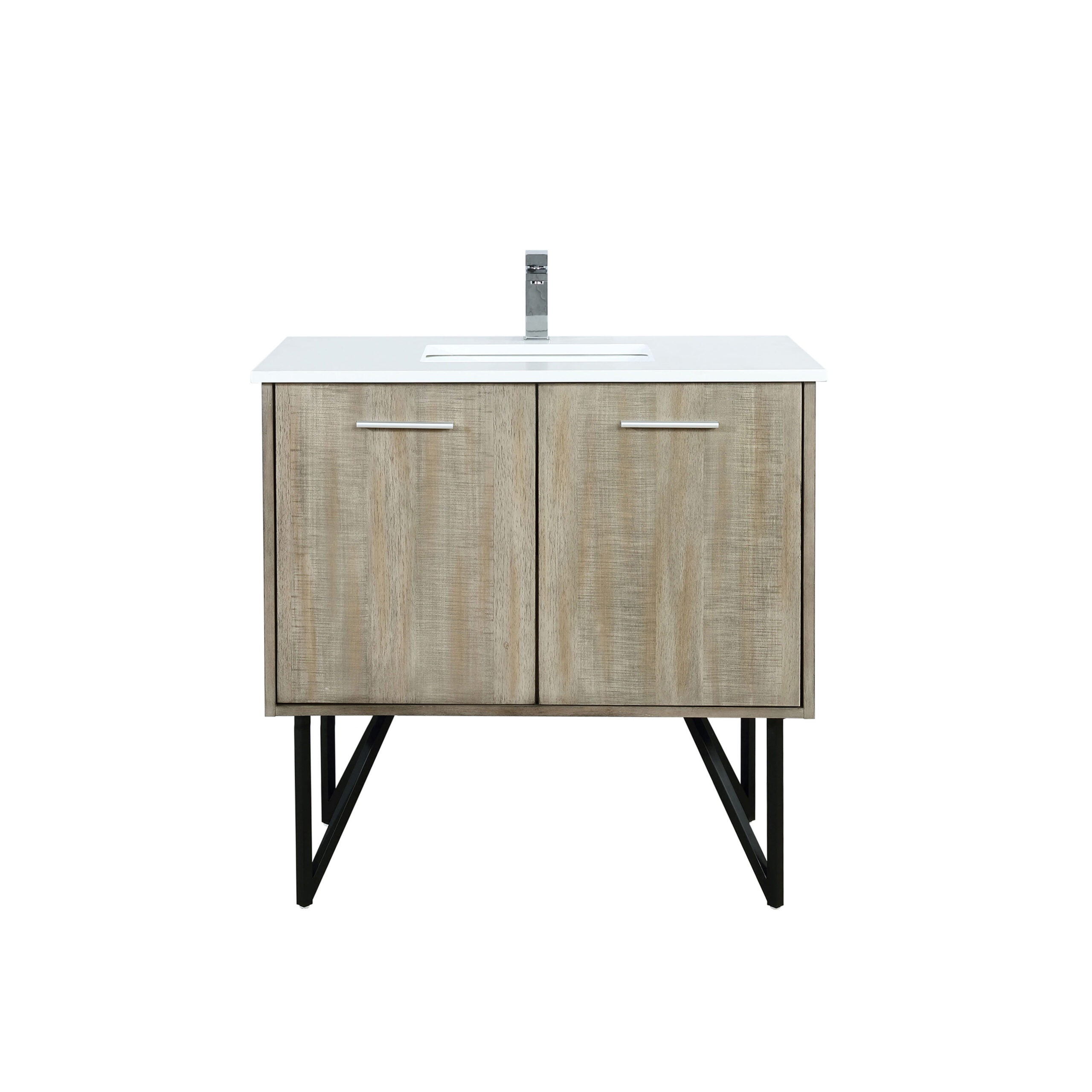 Lexora Lancy 36 in W x 20 in D Bath Vanity with Cultured Marble Top