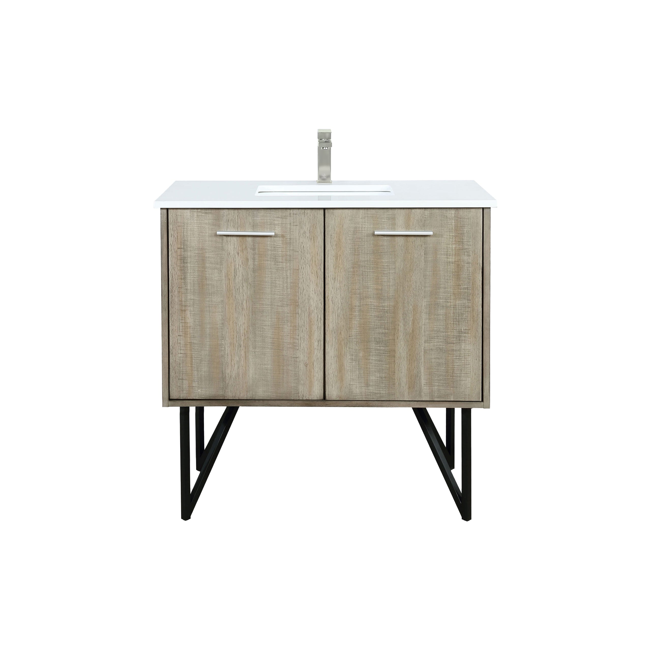 Lexora Lancy 36 in W x 20 in D Bath Vanity with Cultured Marble Top