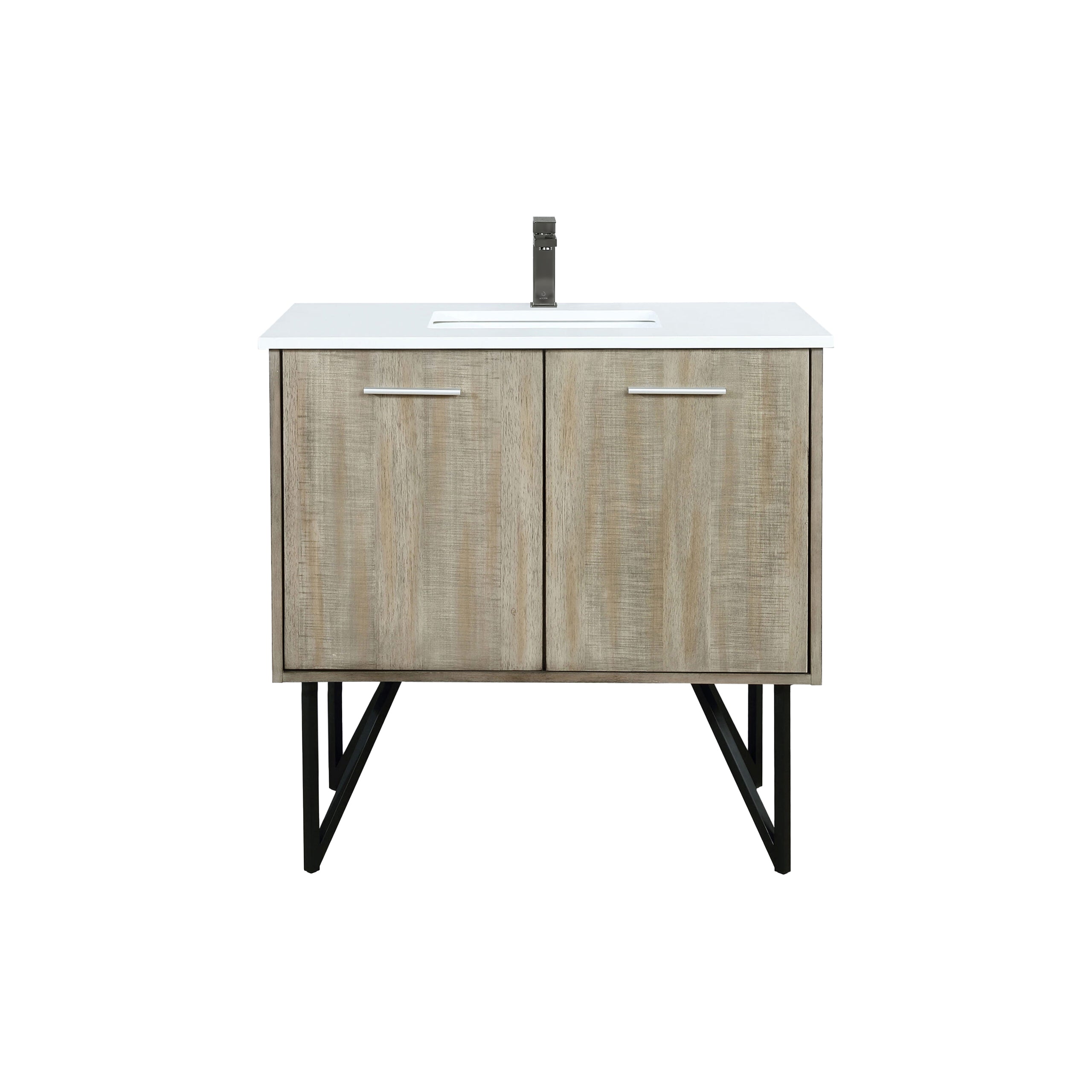 Lexora Lancy 36 in W x 20 in D Bath Vanity with Cultured Marble Top