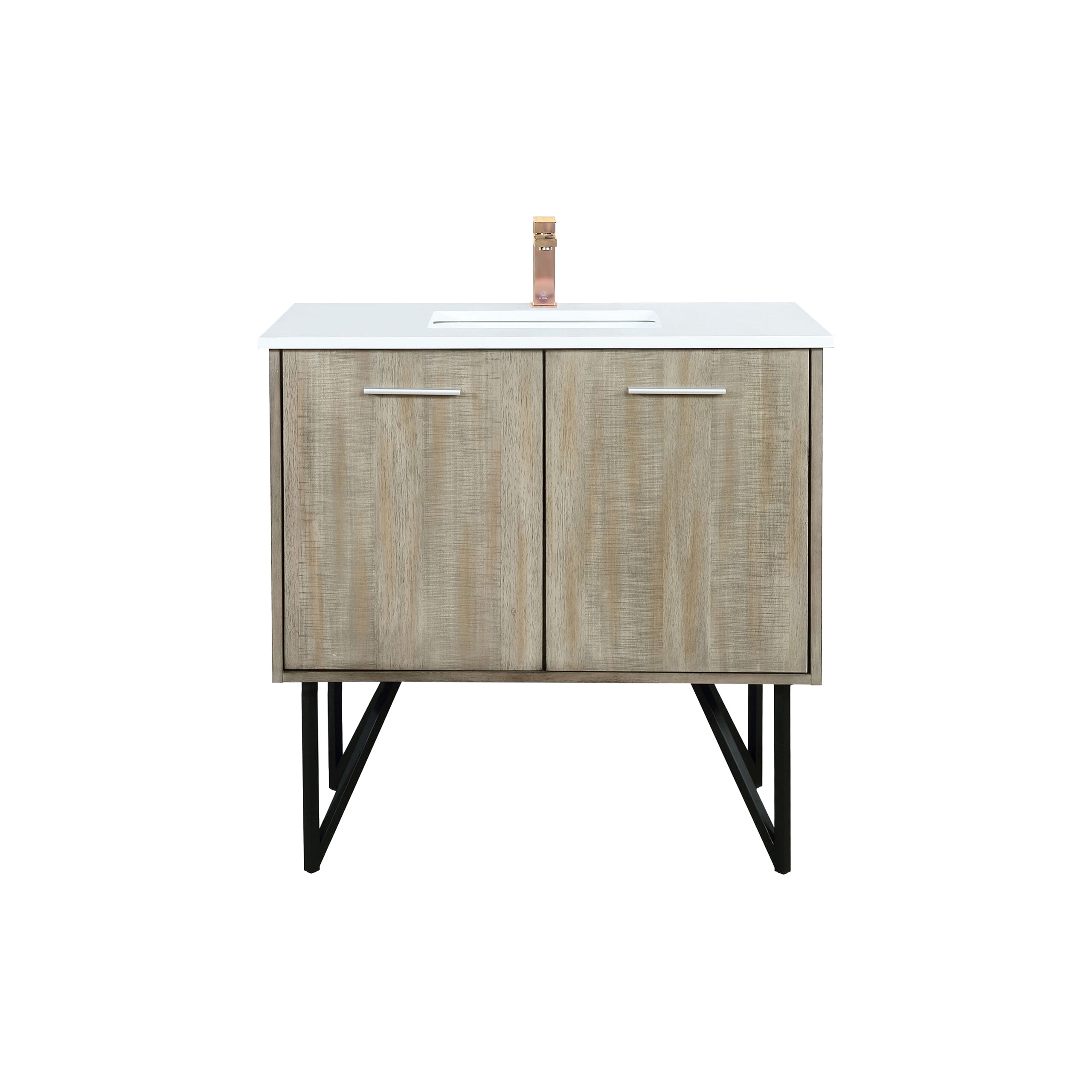 Lexora Lancy 36 in W x 20 in D Bath Vanity with Cultured Marble Top