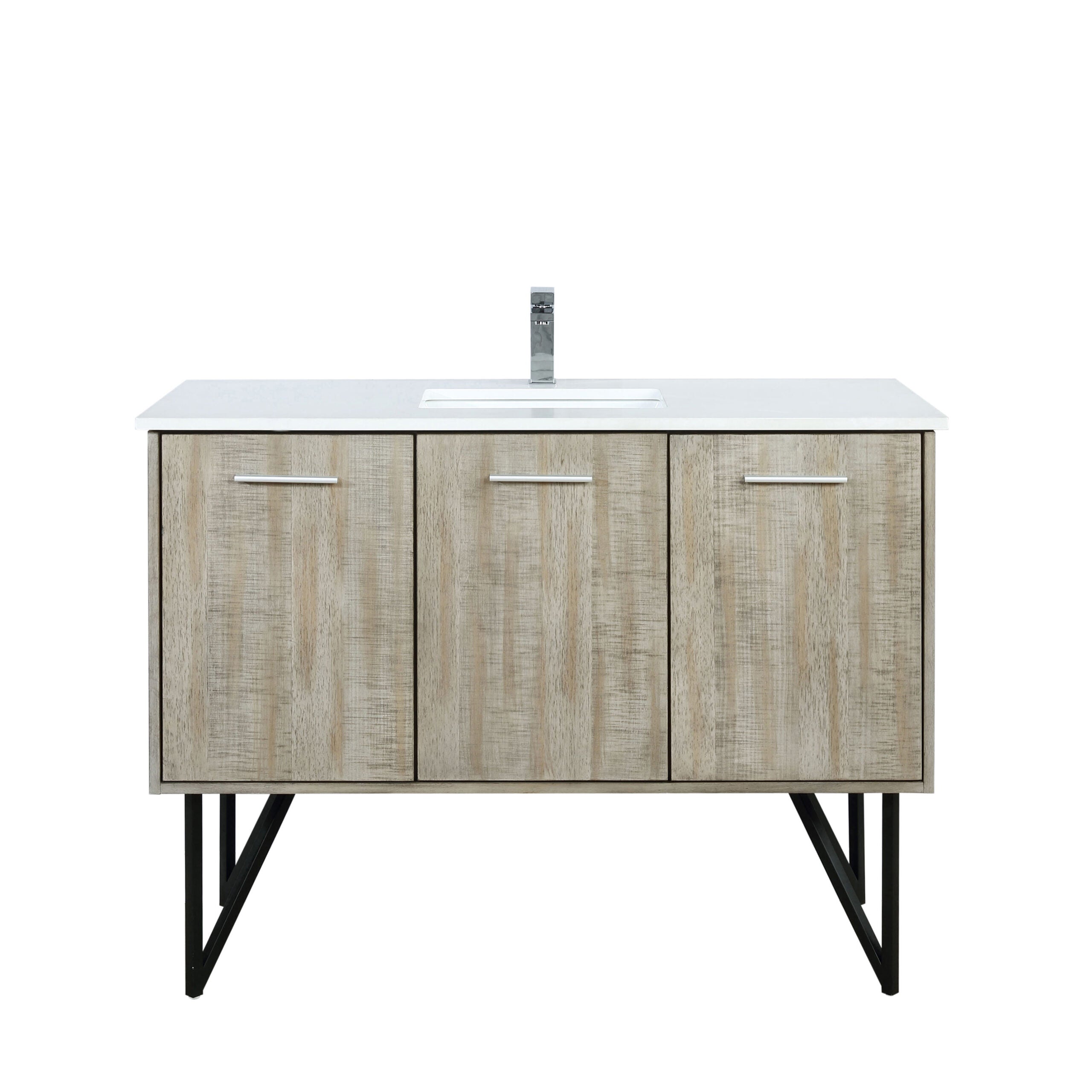 Lexora Lancy 48 in W x 20 in D Bath Vanity with Cultured Marble Top