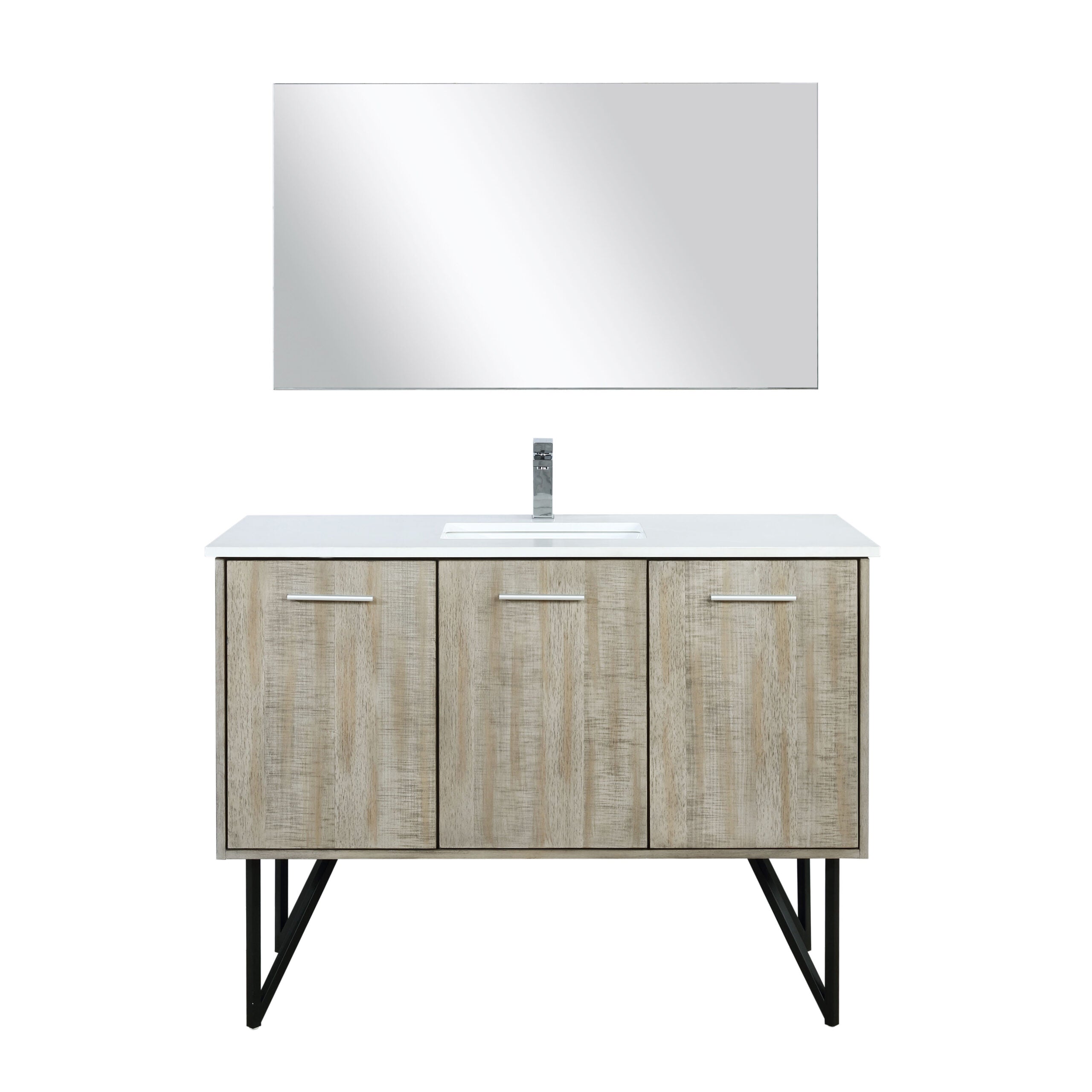 Lexora Lancy 48 in W x 20 in D Bath Vanity with Cultured Marble Top