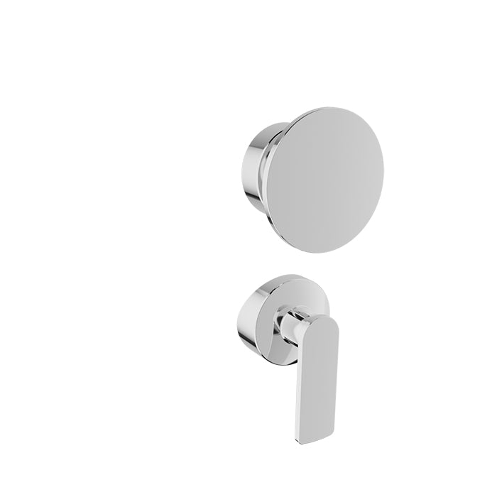 chrome shower valve