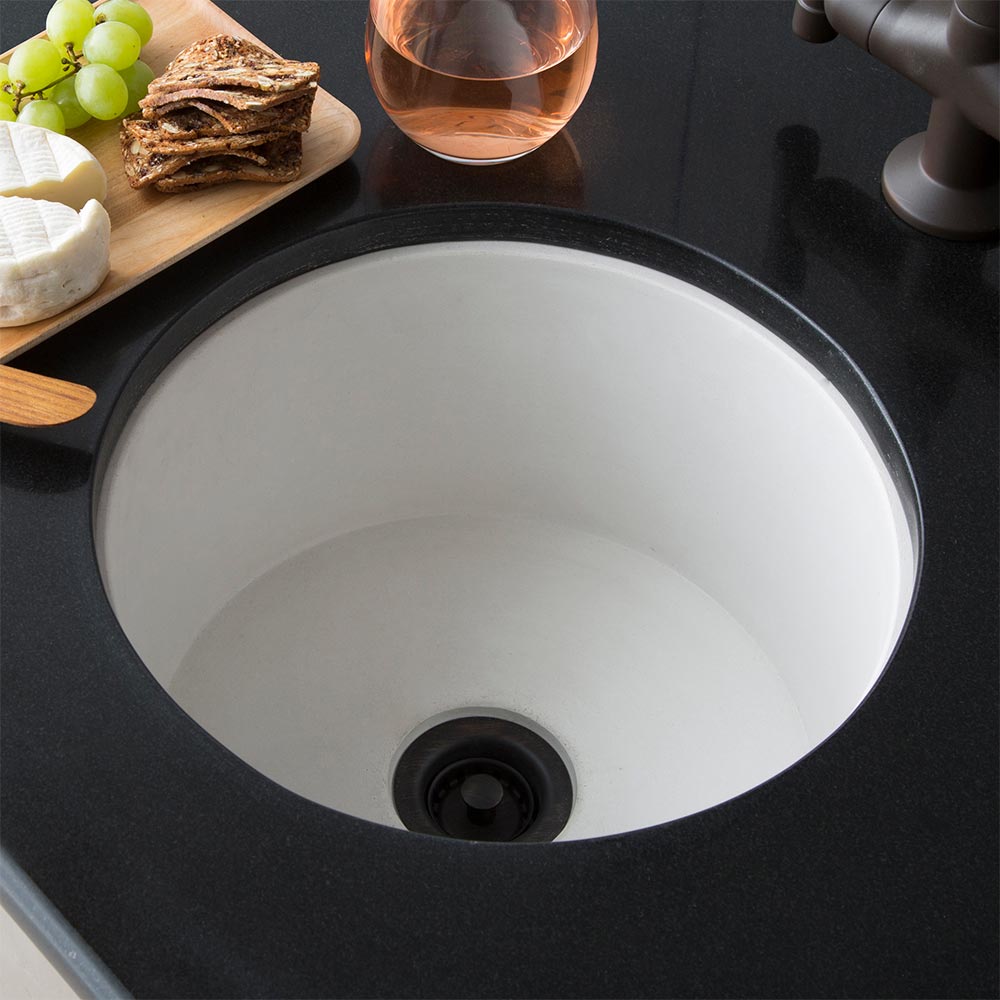 pearl concrete sink