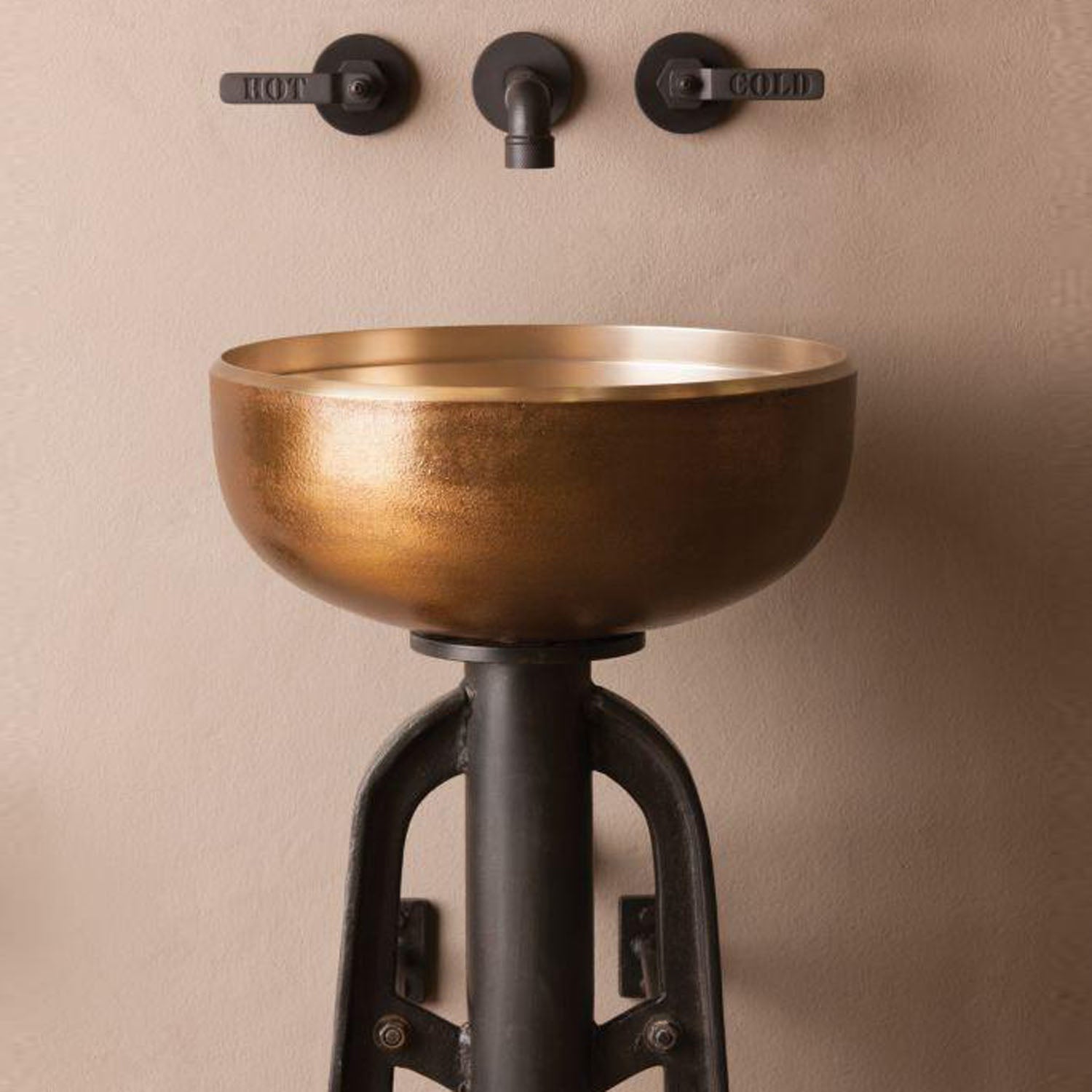 golden bronze sink
