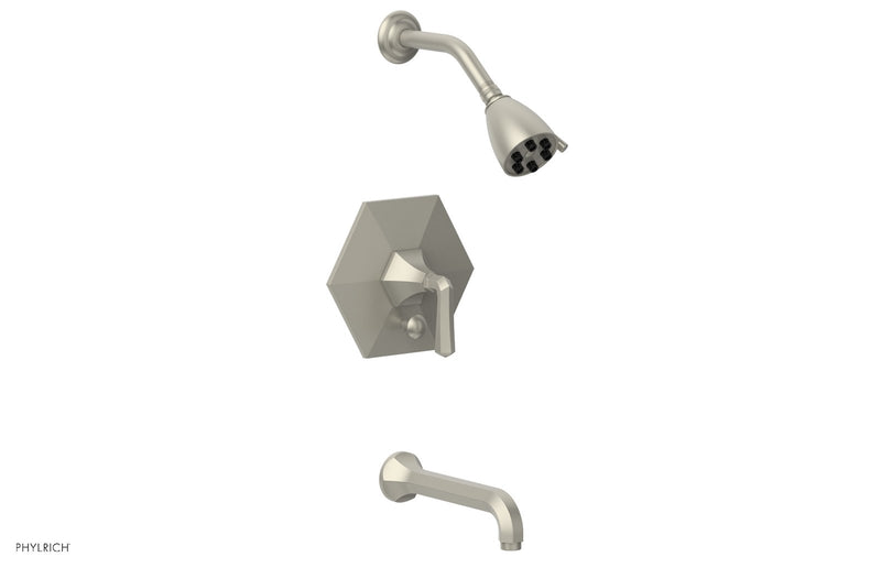 Phylrich LE VERRE & LA CROSSE Pressure Balance Tub and Shower Set - Lever Handle