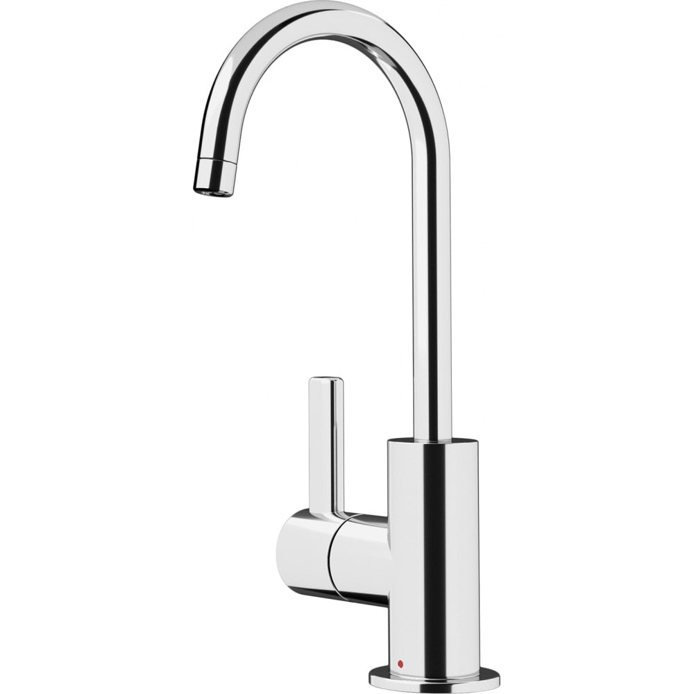 polished chrome faucet