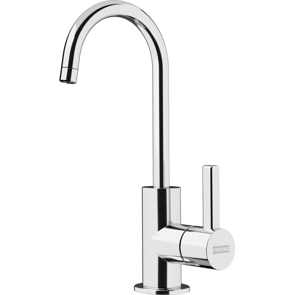 polished chrome faucet