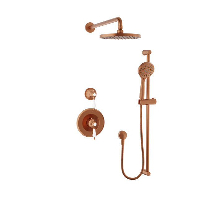 Baril Ralph Complete Thermostatic Shower Kit - Non-Shared Ports