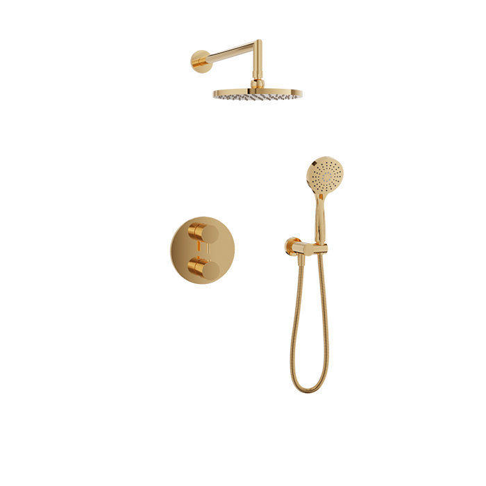 Baril Zip Complete Thermostatic Pressure Balanced Shower Kit - Non-Shared Ports