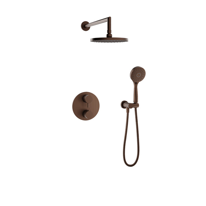 Baril Zip Complete Thermostatic Pressure Balanced Shower Kit - Non-Shared Ports