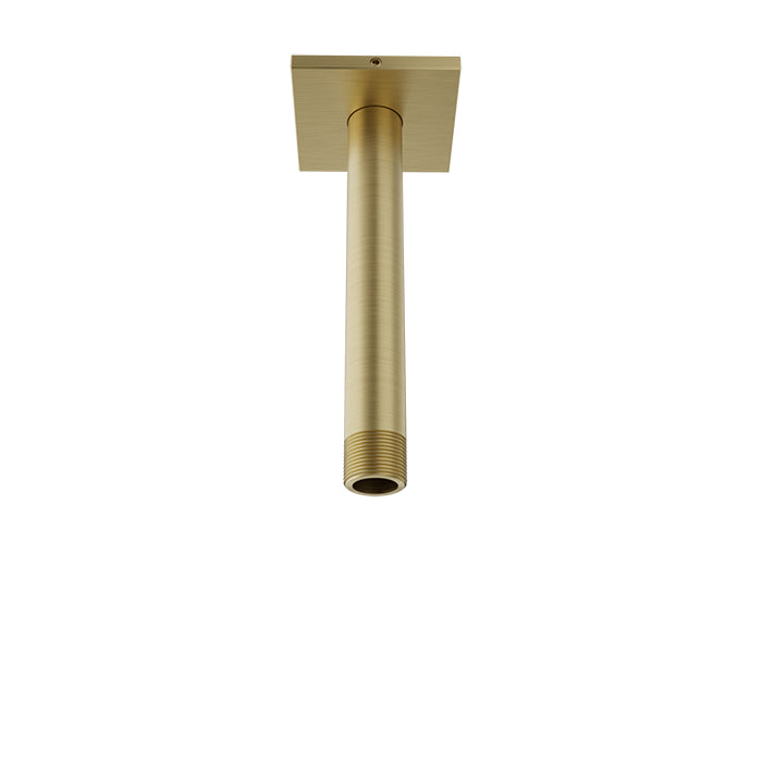 Baril Shower Components 6 inch Ceiling Mounted Shower Arm with Flange