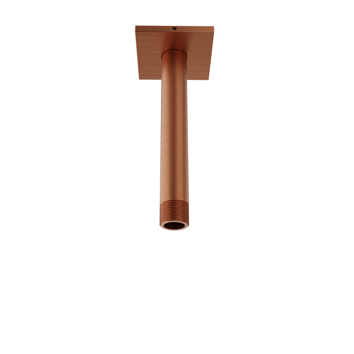Baril Shower Components 6 inch Ceiling Mounted Shower Arm with Flange