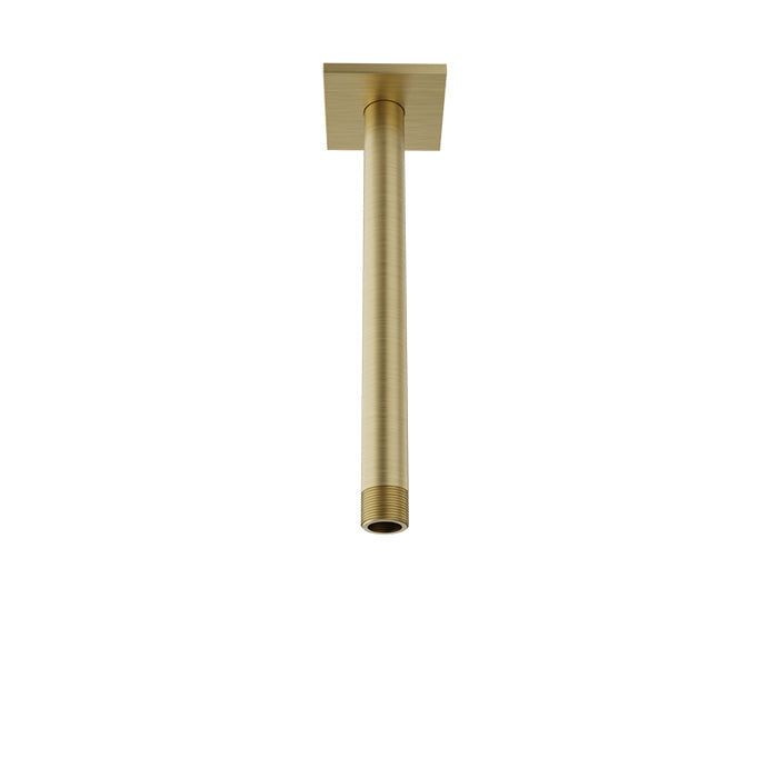 Baril Shower Components 9 inch Ceiling Mounted Shower Arm with Flange