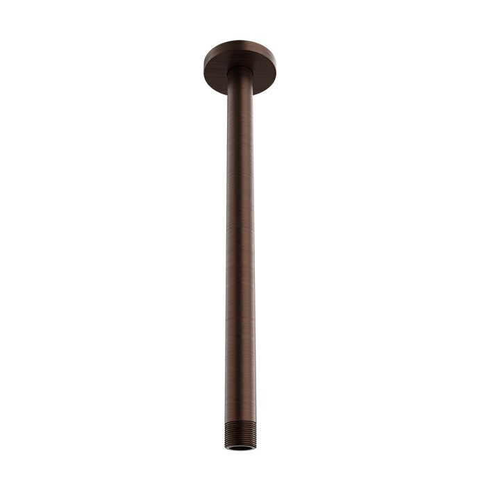 Baril Shower Components 12 inch Ceiling Mounted Shower Arm with Flange