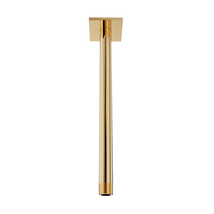 Baril Shower Components 12 inch Ceiling Mounted Shower Arm with Flange