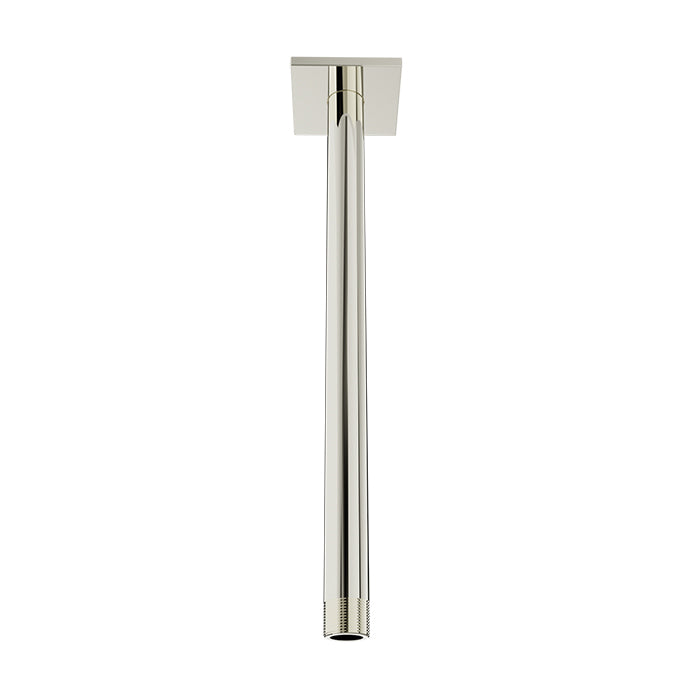 Baril Shower Components 12 inch Ceiling Mounted Shower Arm with Flange
