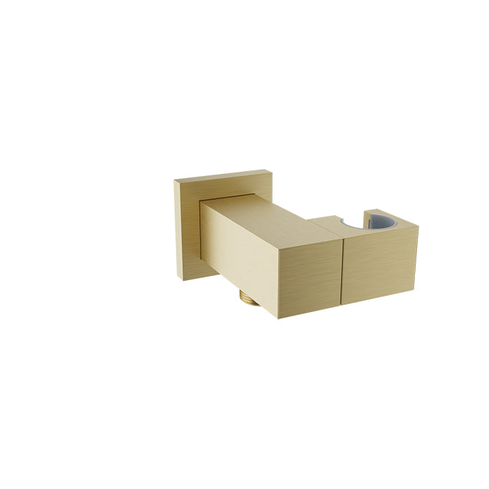 Baril Shower Components Wall Mounted Hand Shower Holder and Supply Elbow